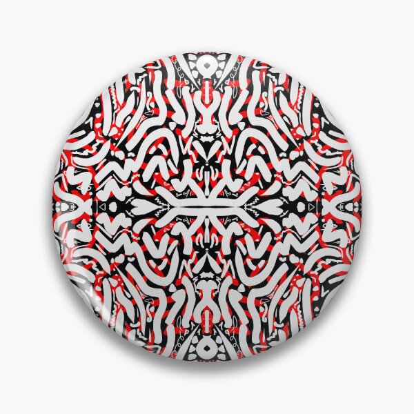 Item preview, Intricate Red, White, and Black Design designed and sold by Kiwis-Colors.