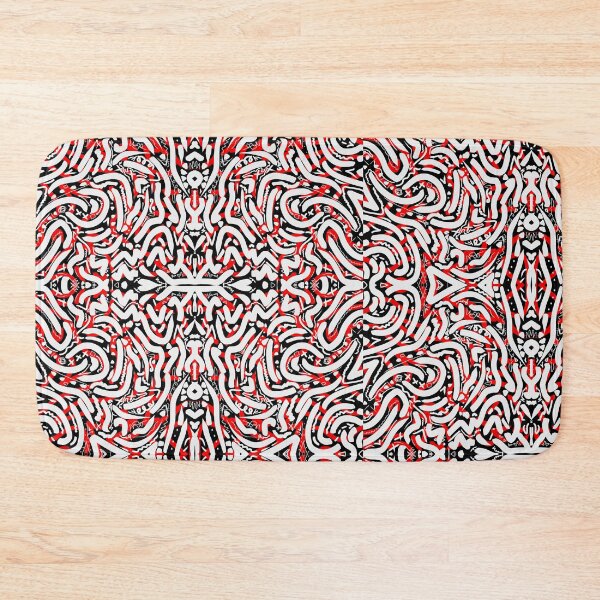 Item preview, Intricate Red, White, and Black Design designed and sold by Kiwis-Colors.