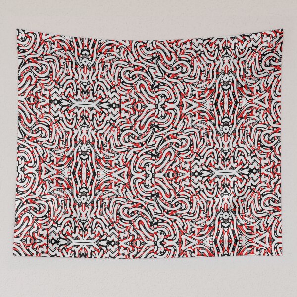 Item preview, Intricate Red, White, and Black Design designed and sold by Kiwis-Colors.