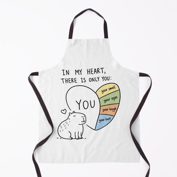 Item preview, Funny Capybara Valentine's Day Love Romantic Humor Design designed and sold by MonkiFlipp.