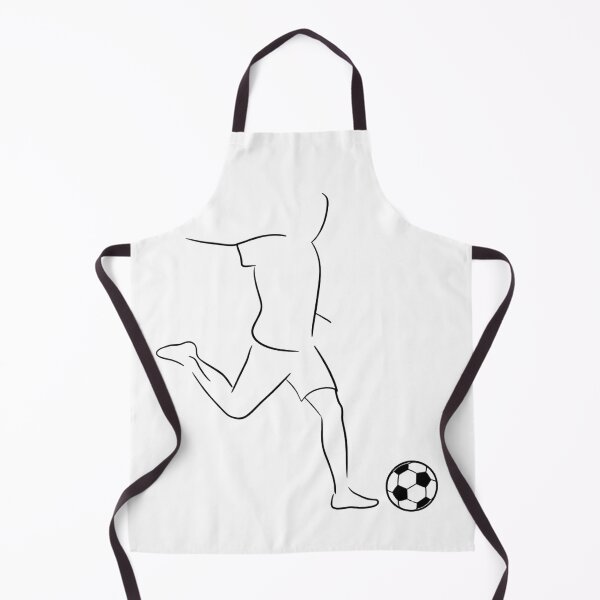 Item preview, Minimalist Soccer Player Line Art Drawing designed and sold by Gallery-yuuna .