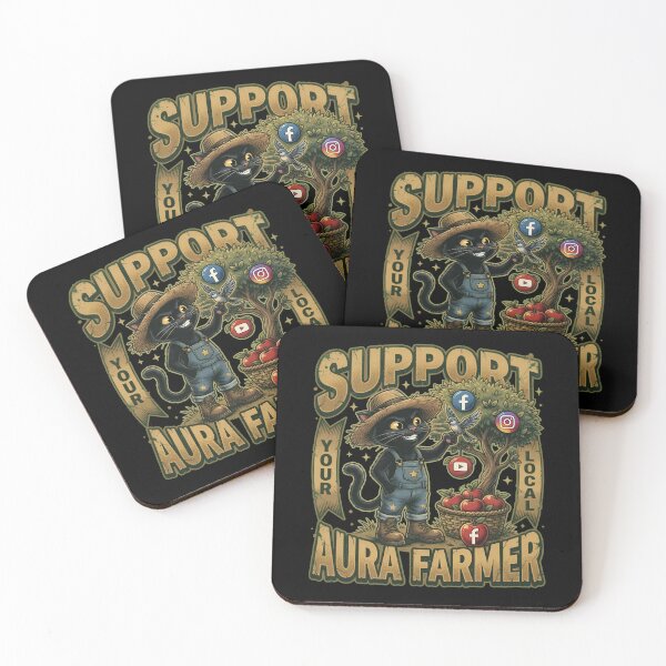 Item preview, Support Your Local Aura Farmer Cat designed and sold by TshirtsOnline-.