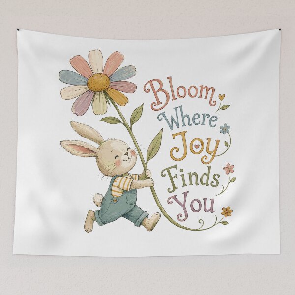 Item preview, Meadow Hopper - Cute Bunny Rabbit Animal designed and sold by bapupa.