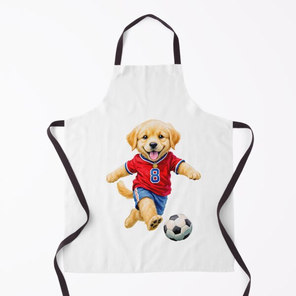 Item preview, Golden retriever play soccer designed and sold by Kedspicedesign.