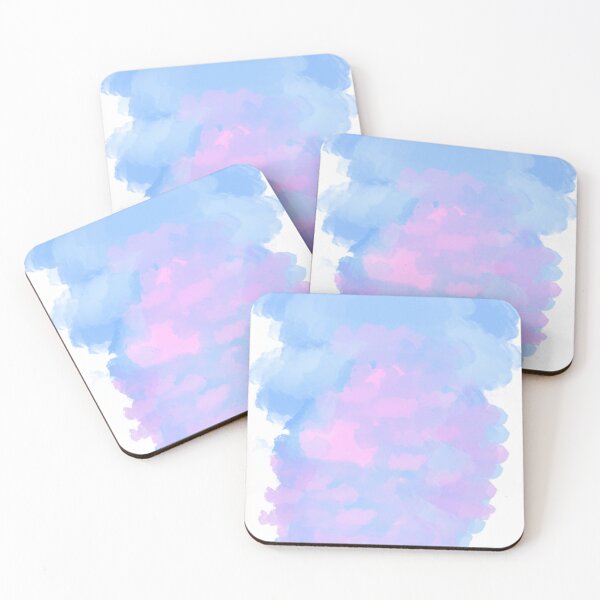 Item preview, Vibrant Cotton Candy Clouds on Black designed and sold by blue witch art.
