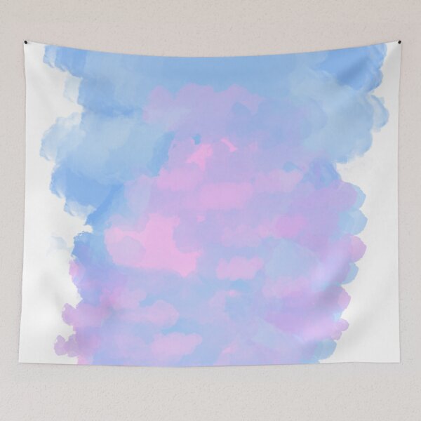 Item preview, Vibrant Cotton Candy Clouds on Black designed and sold by DreamerX.