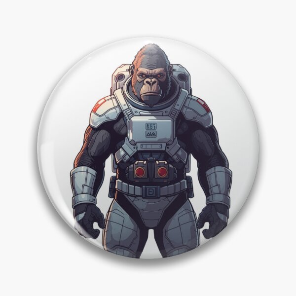 Item preview, Astronaut gorilla in a spacesuit designed and sold by TheDoodleDose.