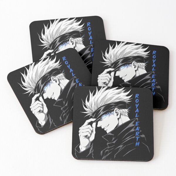 Item preview, Powerful Anime Sorcerer with White Hair and Blue Eyes Sketch designed and sold by RoyalEarthstore.