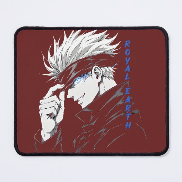 Item preview, Powerful Anime Sorcerer with White Hair and Blue Eyes Sketch designed and sold by RoyalEarthstore.