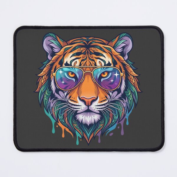 Item preview, Cool Tiger Wearing Retro Sunglasses Pop Art Portrait designed and sold by artscripts.