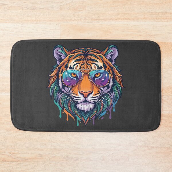 Item preview, Cool Tiger Wearing Retro Sunglasses Pop Art Portrait designed and sold by artscripts.