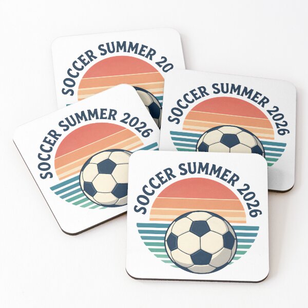 Item preview, Vintage Soccer Summer 2026 Football Art designed and sold by Gallery-yuuna .