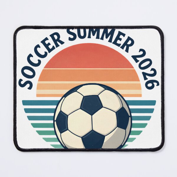 Item preview, Vintage Soccer Summer 2026 Football Art designed and sold by Gallery-yuuna .