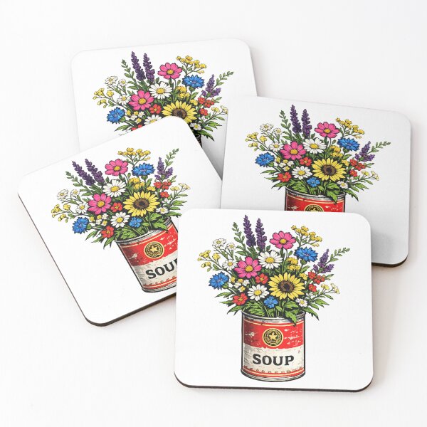 Item preview, Can of flowers - pop art designed and sold by Hello Bee Bee.