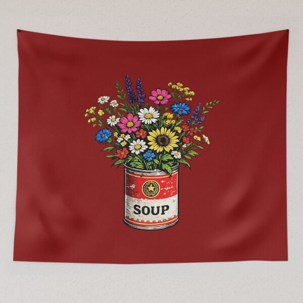 Item preview, Can of flowers - pop art designed and sold by Hello Bee Bee.