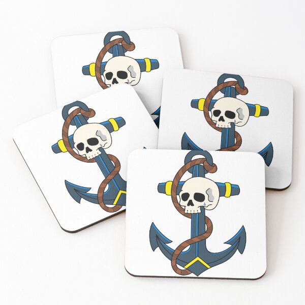 Item preview, Skull & Anchor designed and sold by WiltedBoneCo.
