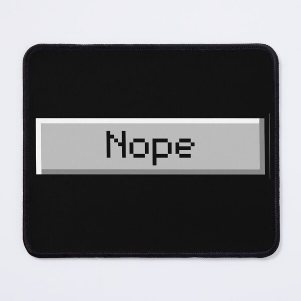 Item preview, Vintage and Retro | Nope | Pixel art | Retro dialog box designed and sold by TheWombatShed.