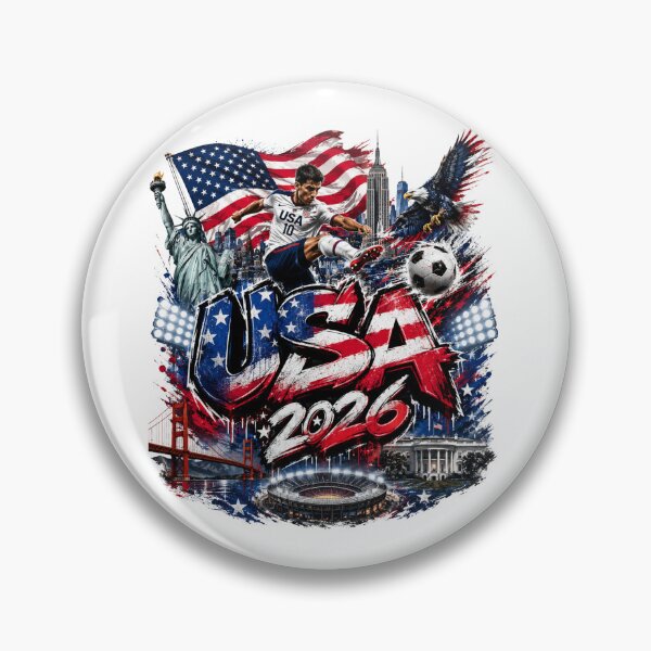 Item preview, World Cup 2026 USA Soccer Merch | Football Fan Gear | USA Sports Apparel Tee ver 2 designed and sold by CosmicNook1.