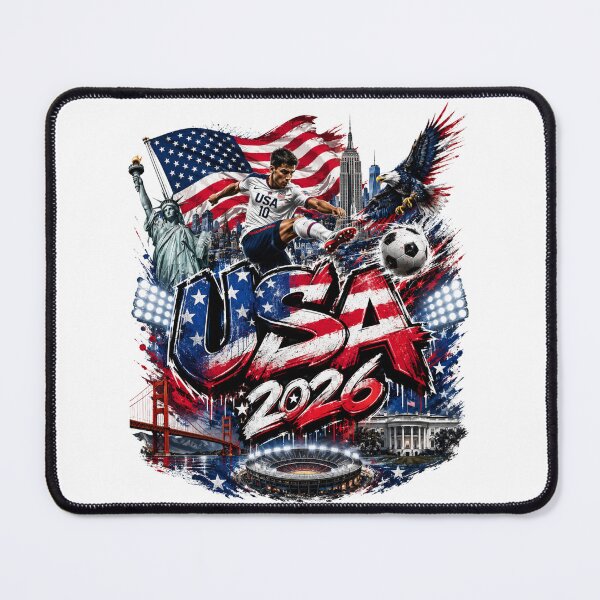 Item preview, World Cup 2026 USA Soccer Merch | Football Fan Gear | USA Sports Apparel Tee ver 2 designed and sold by CosmicNook1.