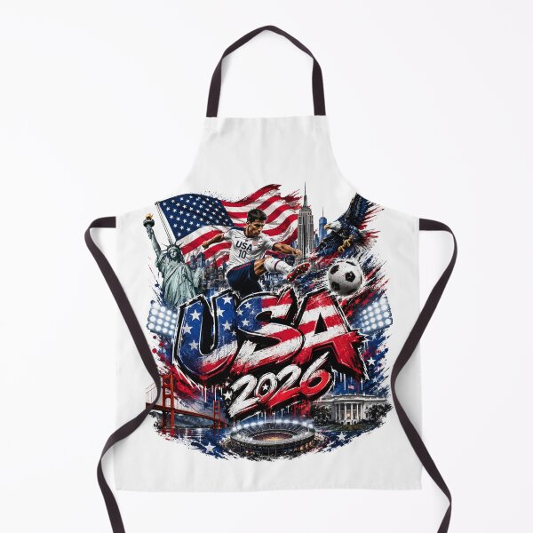 Item preview, World Cup 2026 USA Soccer Merch | 4th of July  USA independence Day|Football Fan Gear | USA Sports Apparel Tee|  Soccer worldcup ChampionshipSoccer World ver 2 designed and sold by CosmicNook1.