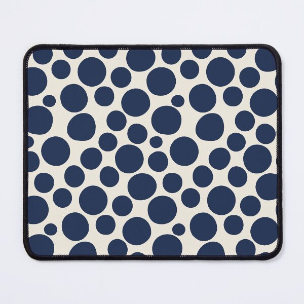 Item preview, Navy Blue Polka Dot Seamless Pattern designed and sold by Little Wimbly.