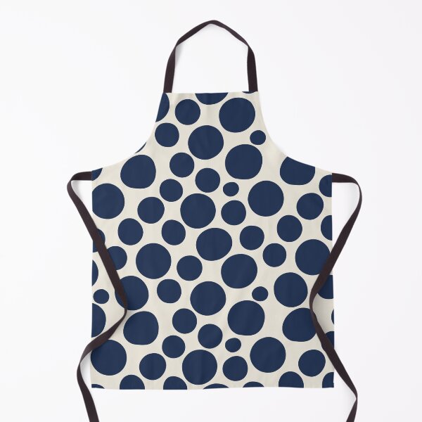 Item preview, Navy Blue Polka Dot Seamless Pattern designed and sold by Little Wimbly.