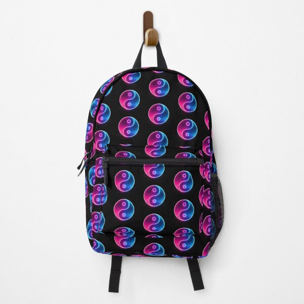 Item preview, Yin Yang – Équilibre Synthwave Néon designed and sold by Wawan35200.