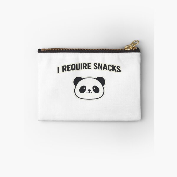 Item preview, I Require Snacks Funny Hungry Panda Meme designed and sold by Gremlin Hours.