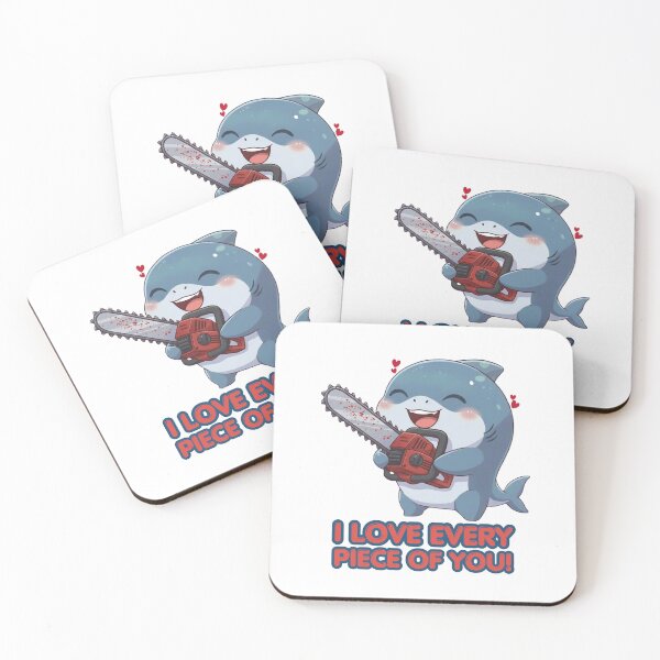 Item preview, Funny Romantic Shark Pun Love Meme designed and sold by Nature's Chibis.