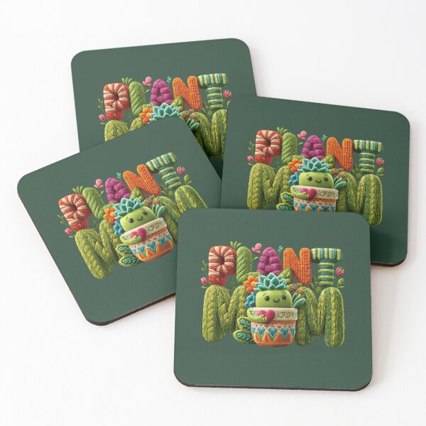 Item preview, Cute Plant Mom Succulent Embroidered Design designed and sold by MegaNovaArt.