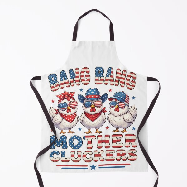 Item preview, Bang Bang Mother Cluckers Funny Chicken 4th of July Shirt | Patriotic USA Flag Chickens | Independence Day Farm Animal Gift designed and sold by Maravillio.