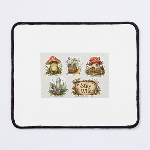 Item preview, Cottagecore Goblincore Nature Stickers designed and sold by ProsperaStar.