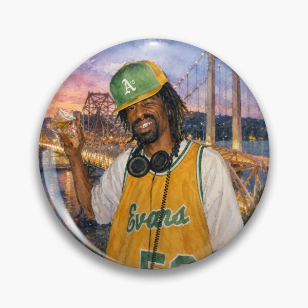 Aperçu de l'œuvre Mac Dre reste vivant – Hommage à l'aquarelle du pont de Vallejo créée et vendue par DyfunctionalTee.