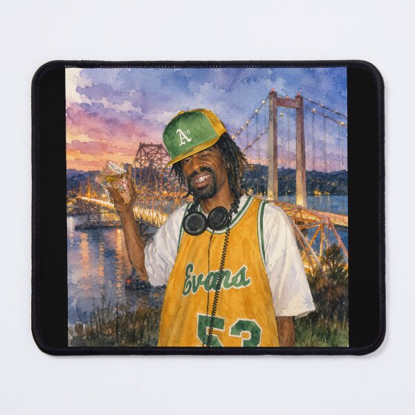 Item preview, Mac Dre Lives On – Vallejo Bridge Watercolor Tribute designed and sold by DyfunctionalTee.