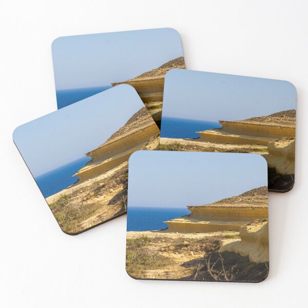 Item preview, Rural Landscape With Stone Walls and Rolling Hill Under Morning Fog and Blue Sky designed and sold by Nmallia.