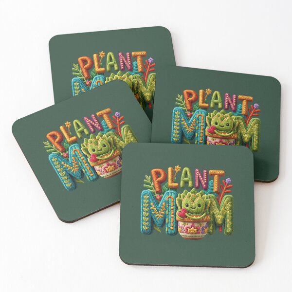 Item preview, Cute Plant Mom Succulent Embroidered Design designed and sold by MegaNovaArt.
