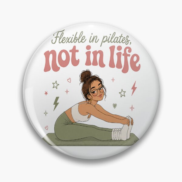 Item preview, Flexible In Pilates Not In Life Aesthetic Girl designed and sold by SnortStudio.