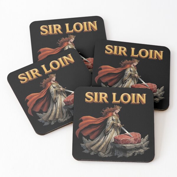 Aperçu de l'œuvre Sir Loin Knight Queen Steak Pun créée et vendue par TshirtsOnline-.
