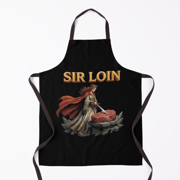 Item preview, Sir Loin Knight Queen Steak Pun designed and sold by TshirtsOnline-.