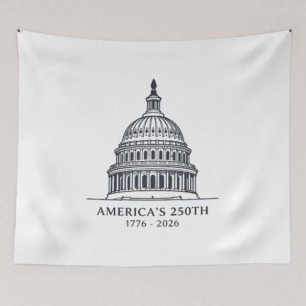 Item preview, 1776 - 2026 US Capitol Building Semiquincentennial Sketch designed and sold by Gallery-yuuna .