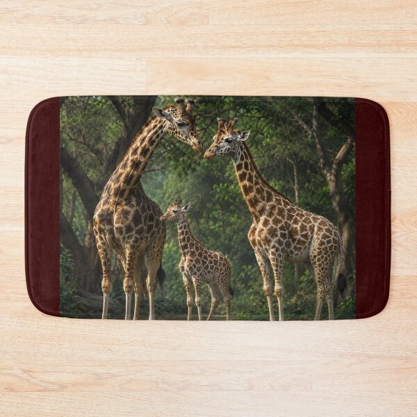 Item preview, Giraffe Family  designed and sold by AwesomeDigiShop.