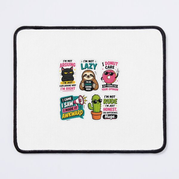 Item preview, Sarcastic Mood Squad Sticker Pack designed and sold by StickerBloomCo.