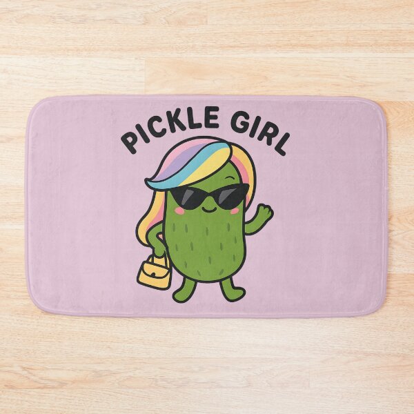 Item preview,  Cute Pickle Girl Aesthetic Rainbow Hair Sassy Fashion designed and sold by Basma Designs | Funny Shirts, Stickers & Mugs.