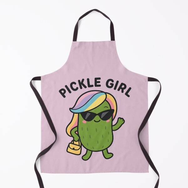 Item preview, Cute Pickle Girl Aesthetic Rainbow Hair Sassy Fashion designed and sold by Basma Designs | Retro, Kawaii Shirts & Stickers.