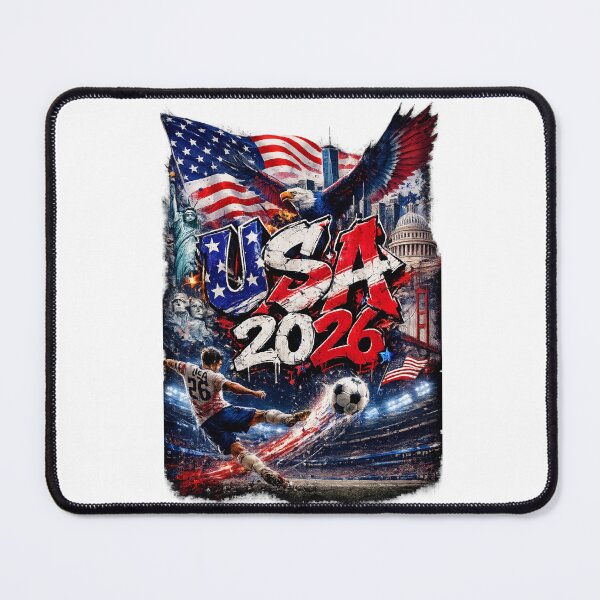 Item preview, World Cup 2026 USA Soccer Merch | Football Fan Gear | USA Sports Apparel Tee ver 3 designed and sold by CosmicNook1.