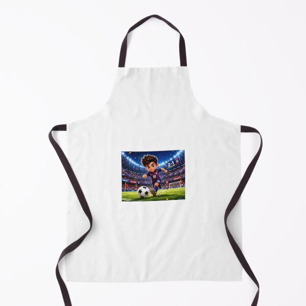 Item preview, Cute Cartoon Soccer Star Playing Football in Stadium | Sports Lover Kids Illustration  Main Tag designed and sold by PrintableArt123.