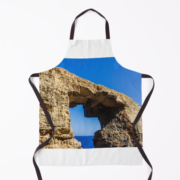Item preview, Natural Sea Arch Framed By Rugged Limestone Cliffs Over Deep Blue Ocean designed and sold by Nmallia.