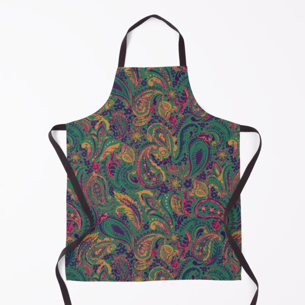 Item preview, Paisley pattern on green designed and sold by bokasin.