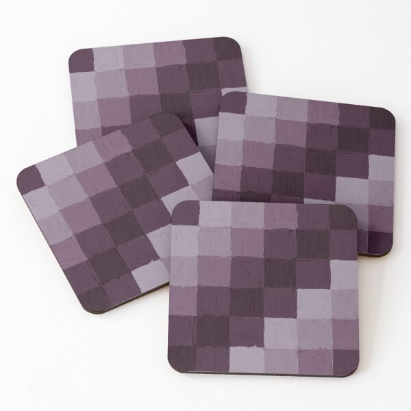 Item preview, Hand drawn purple pastel checks designed and sold by BlertaDK.