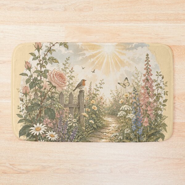 Item preview, Sunshine After Rain | Vintage Cottage Garden Botanical Illustration designed and sold by Bound for Wonder.